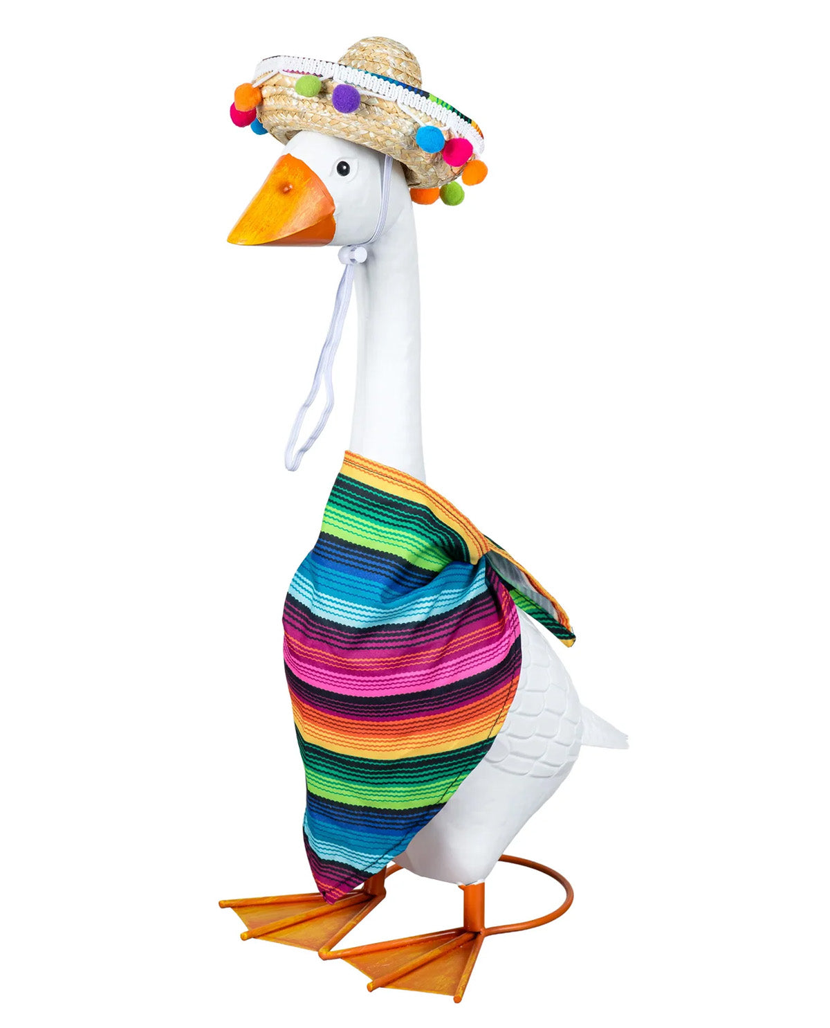 Evergreen Porch Goose Sombrero & Scarf Accessory Set