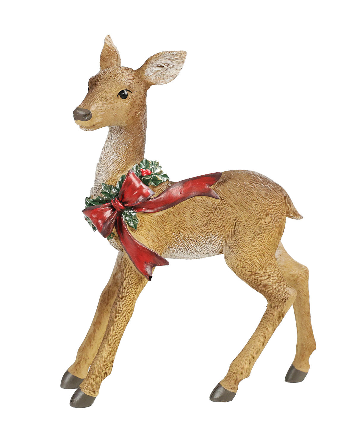 Standing Deer With Bow 9.5"