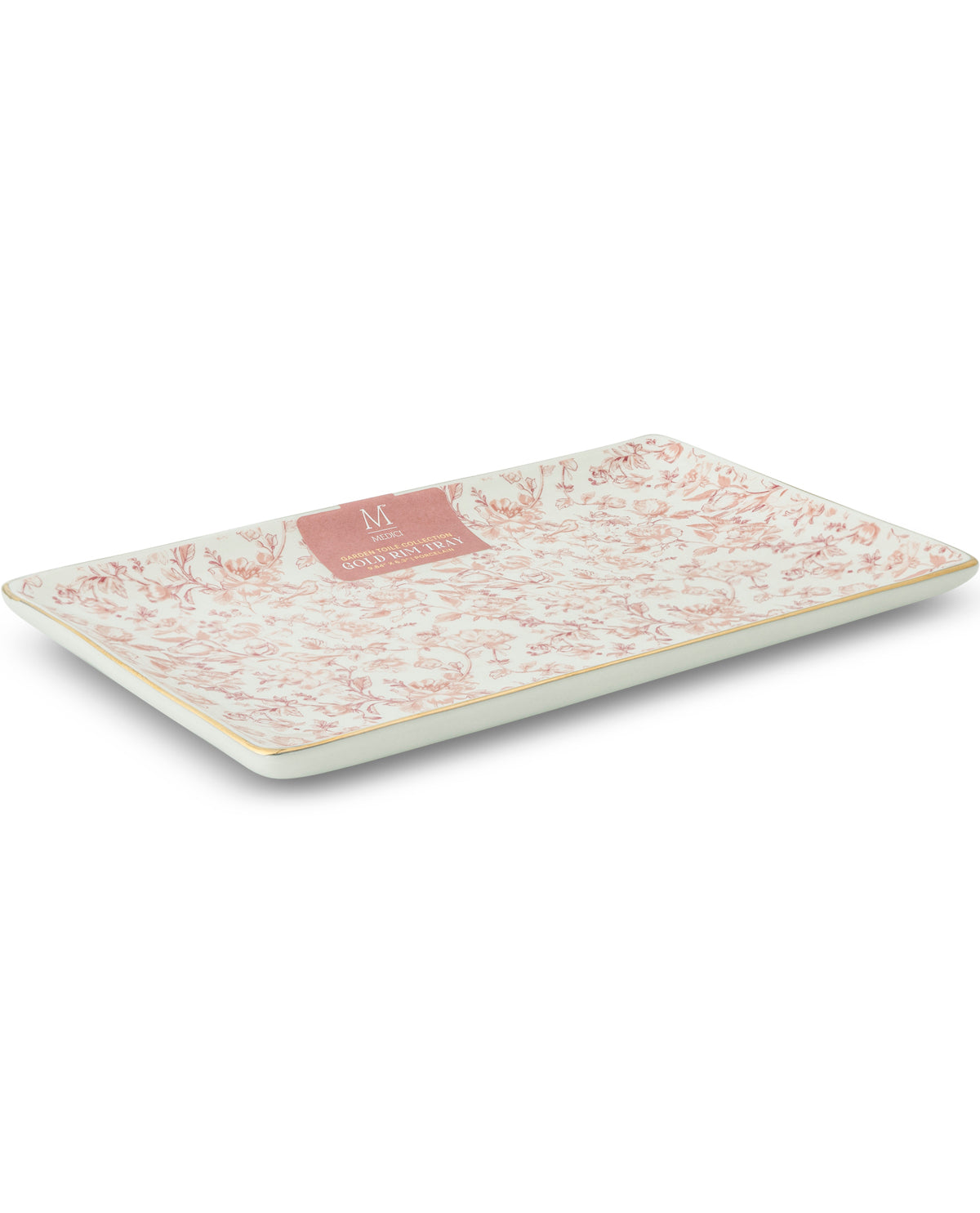 Blush Garden Toile 9" Tray