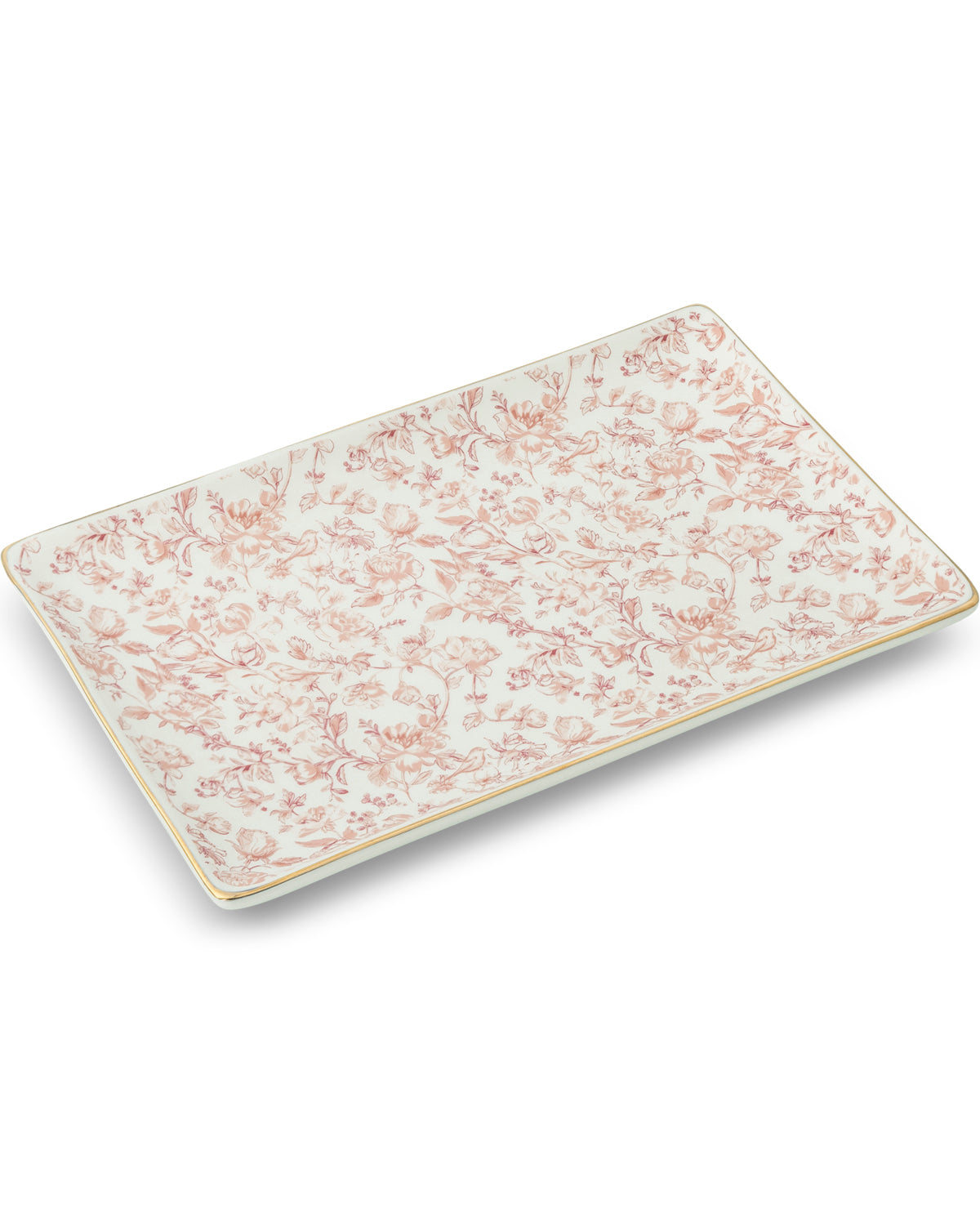 Blush Garden Toile 9" Tray