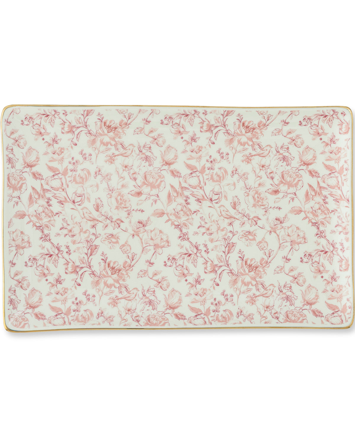 Blush Garden Toile 9" Tray