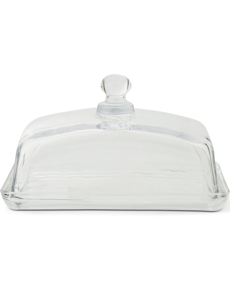 7" Classic Glass Butter Dish