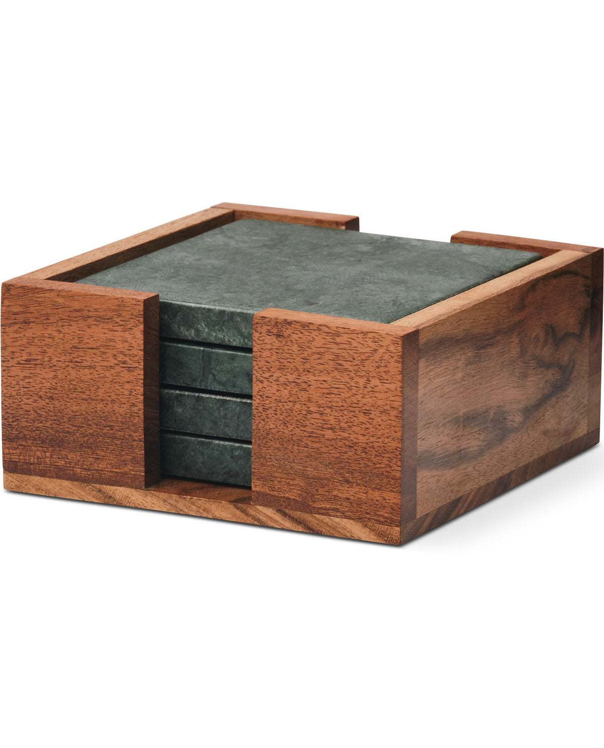 Green Marble 4 Piece Coaster Set