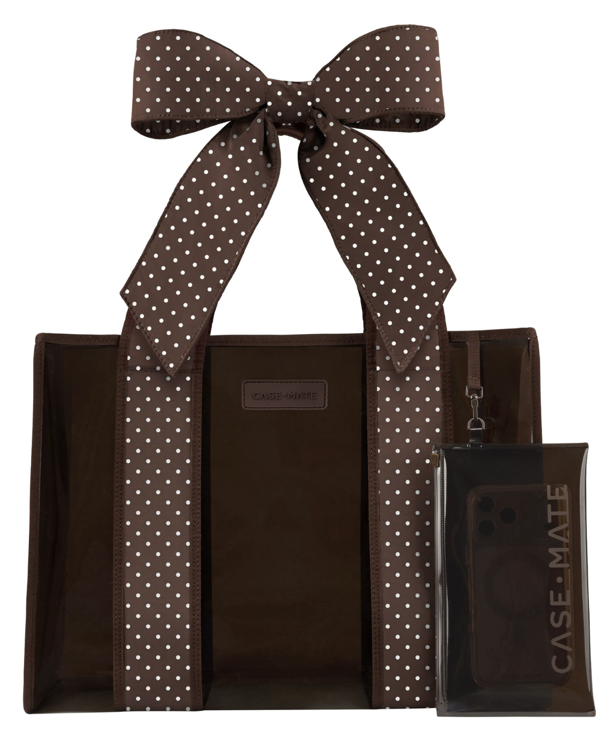 Case-Mate Jelly Tote With Phone Pouch Brown