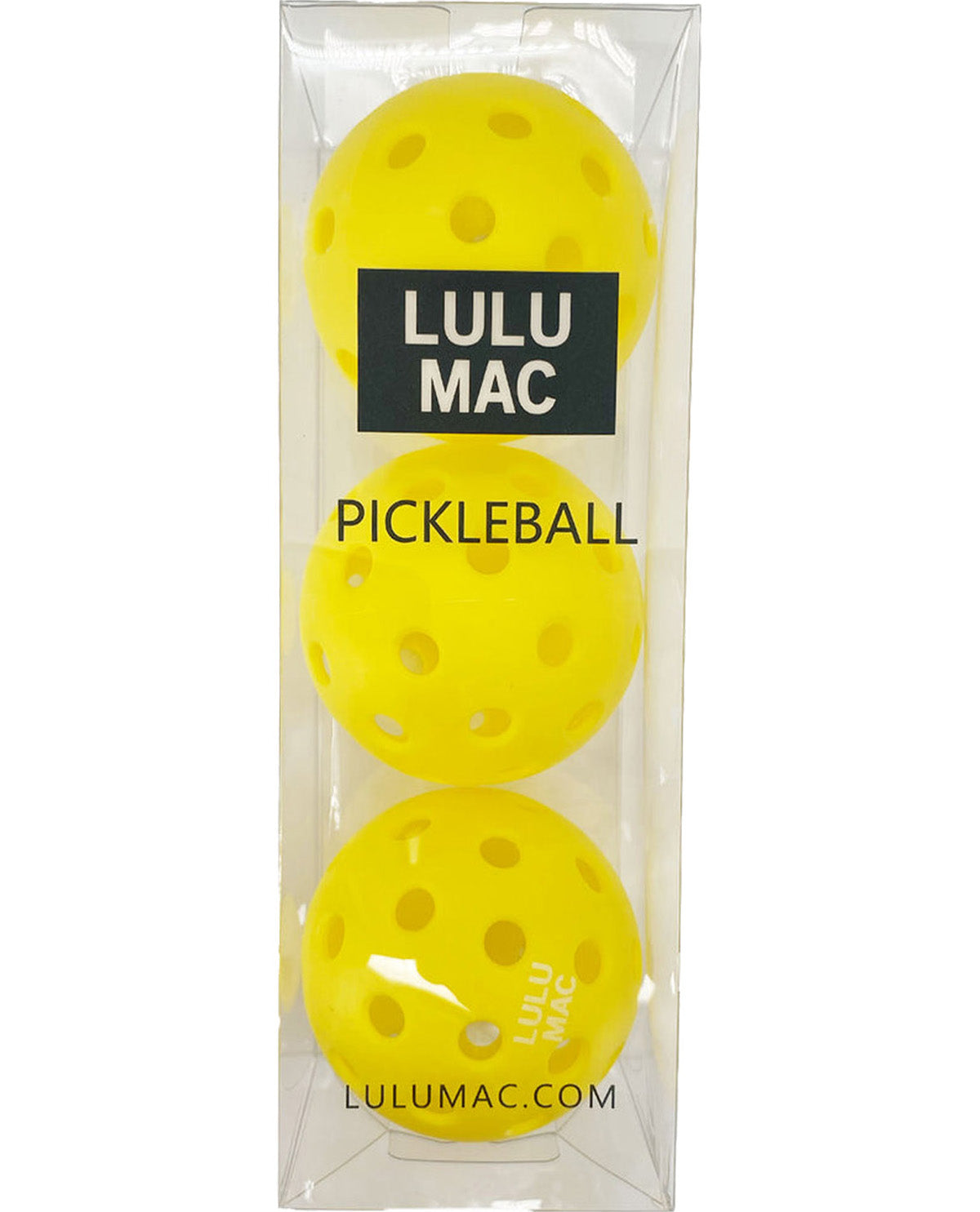 Lulu Mac Pickleball 3 Pack Balls