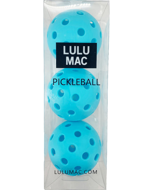 Lulu Mac Pickleball 3 Pack Balls