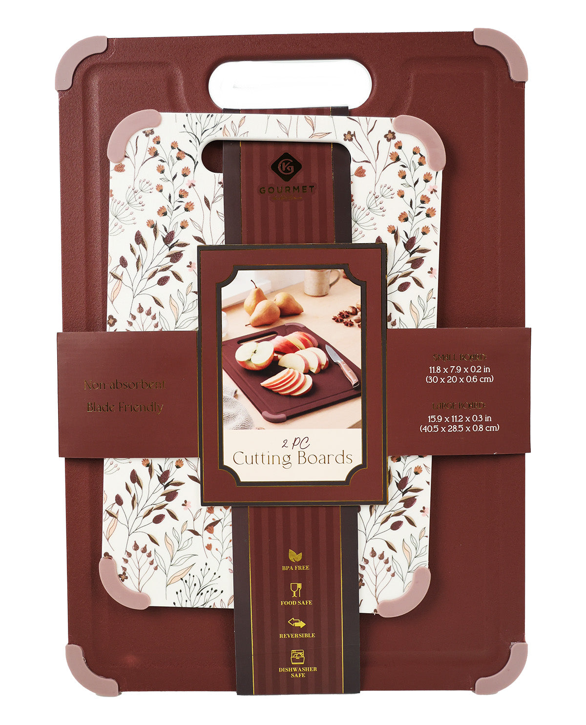 Rogue Floral 2 Piece Cutting Board Set