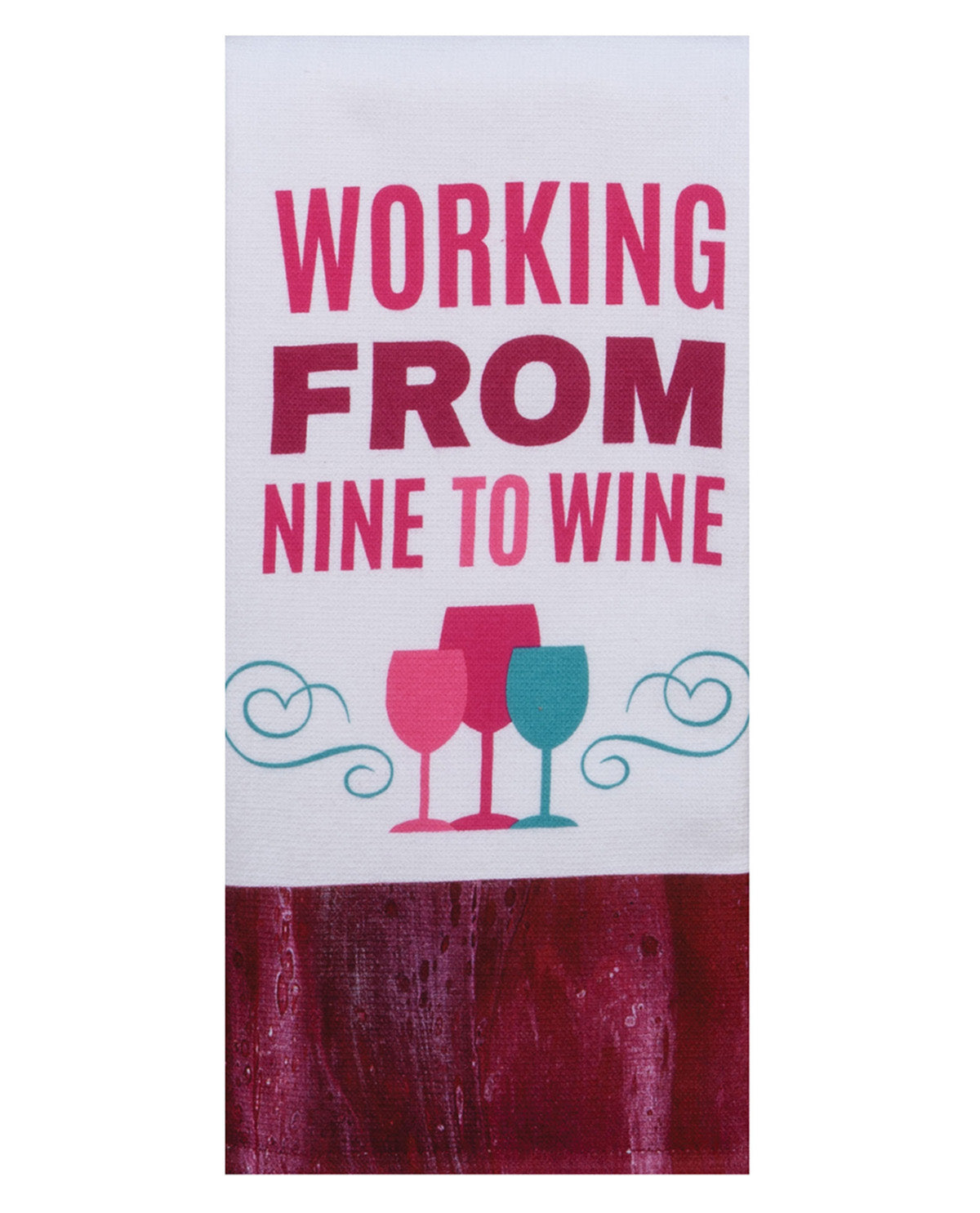 Kay Dee Designs From Nine To Wine Kitchen Towel