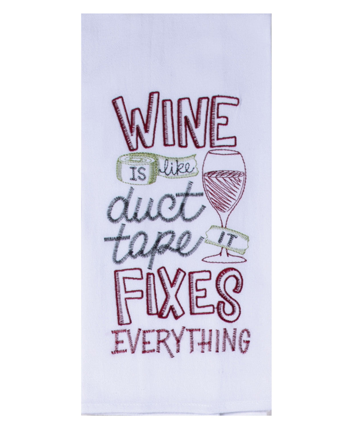 Kay Dee Designs Wine Duct Tape Flour Sack