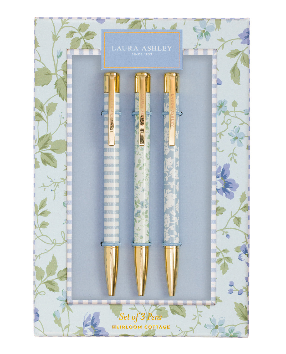 Laura Ashley Heirloom Cottage Pen Set of 3