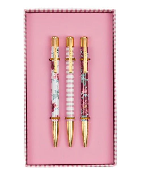 Laura Ashley Heritage Blooms Set of 3 Pens