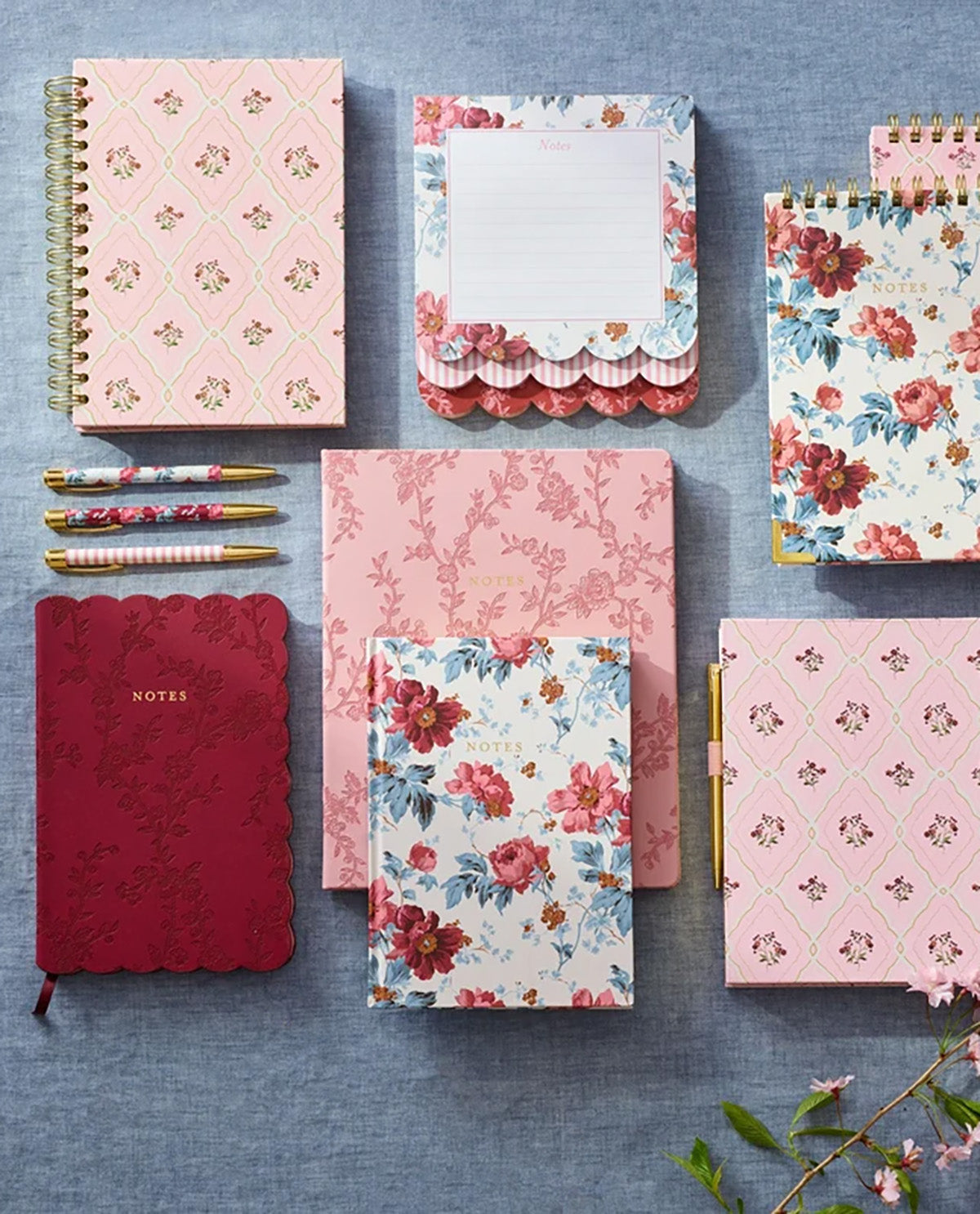 Laura Ashley Heritage Blooms Set of 3 Pens