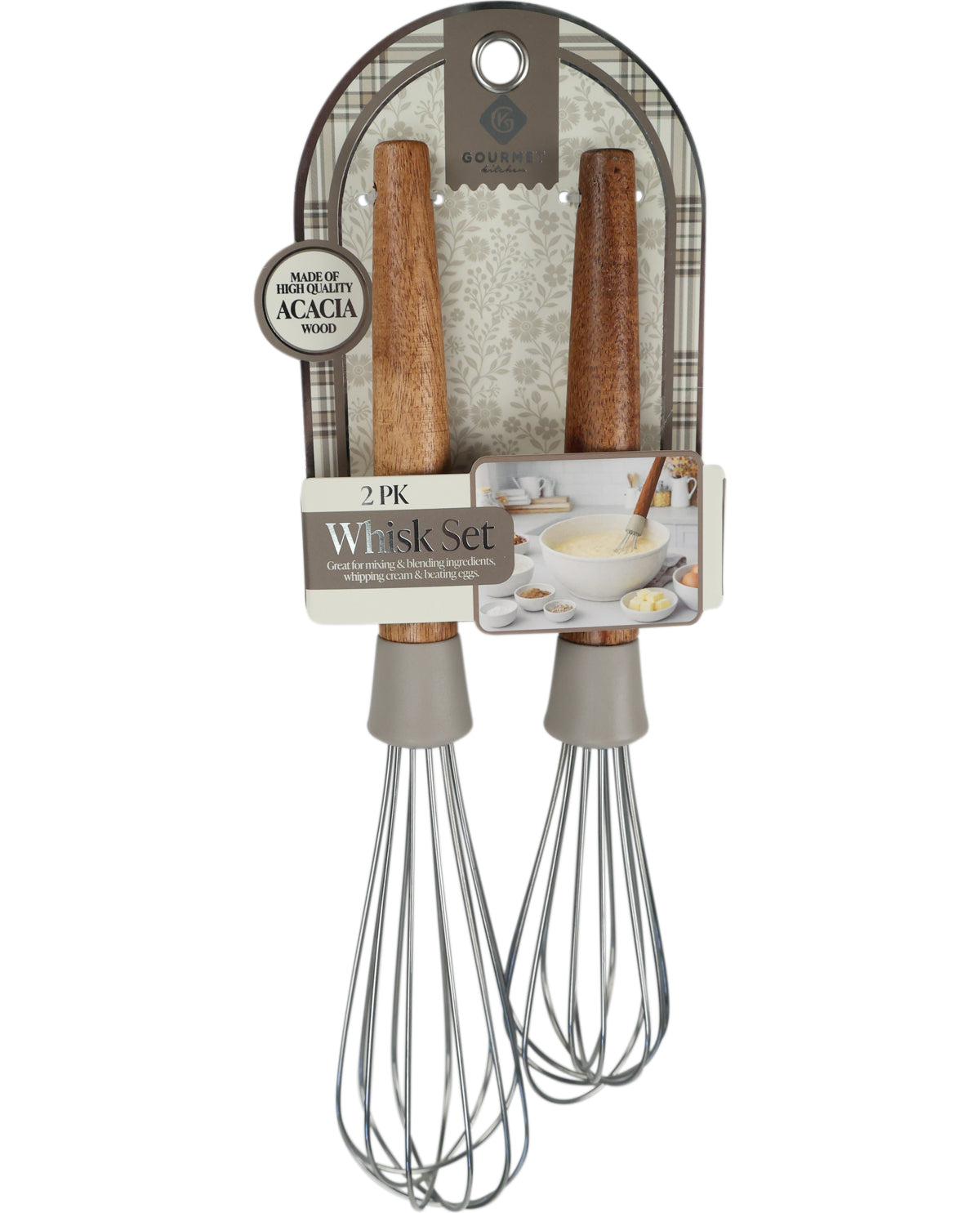 Aluminum 2 Piece Whisk Set