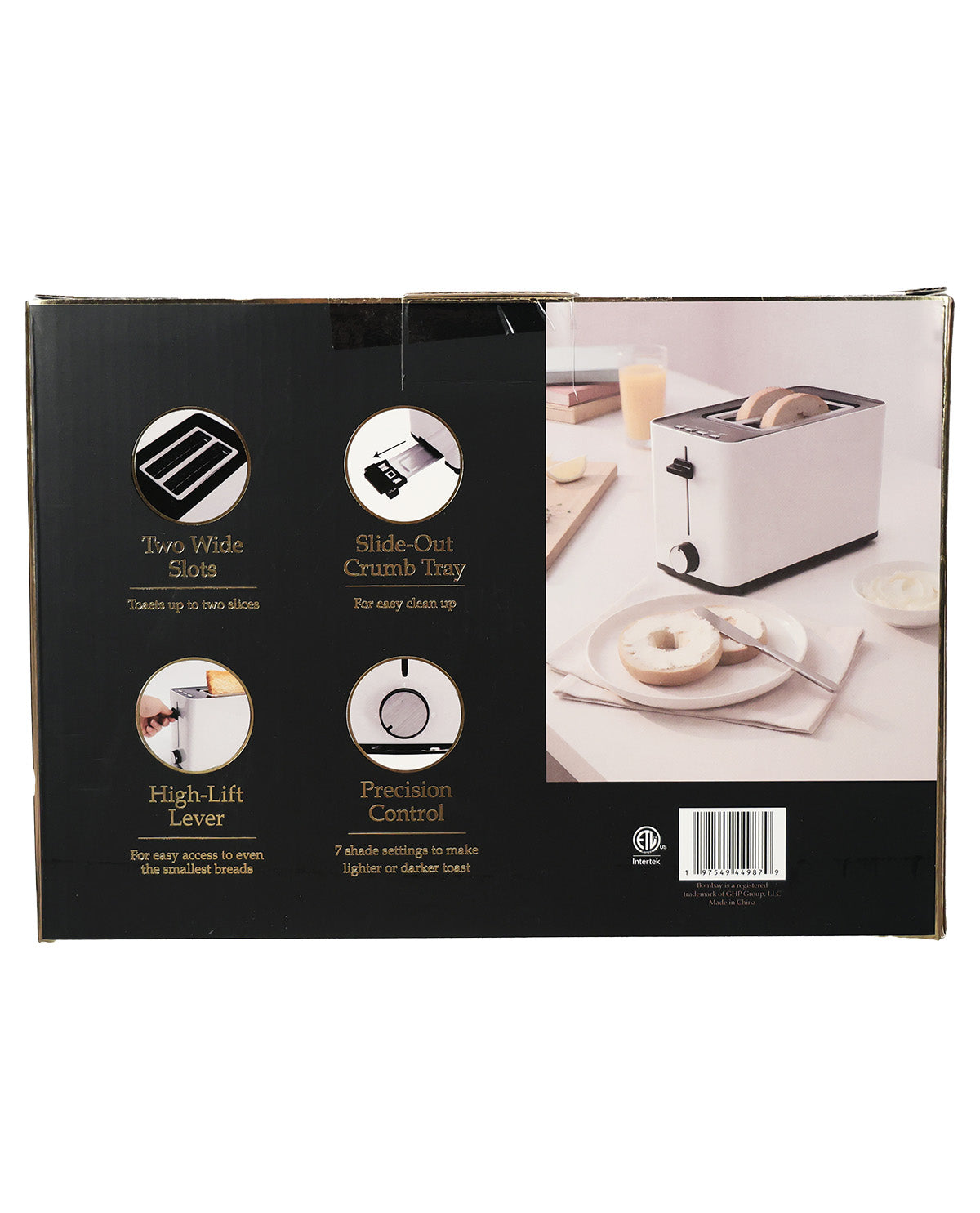 White 2-Slice Toaster