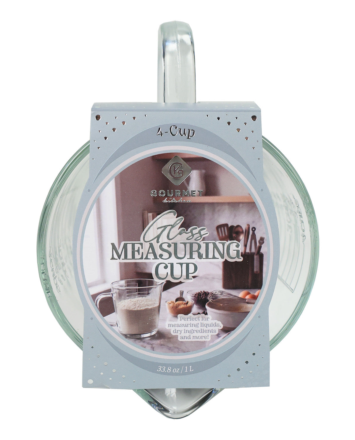 4 Cup Clear Glass Measuring Cup