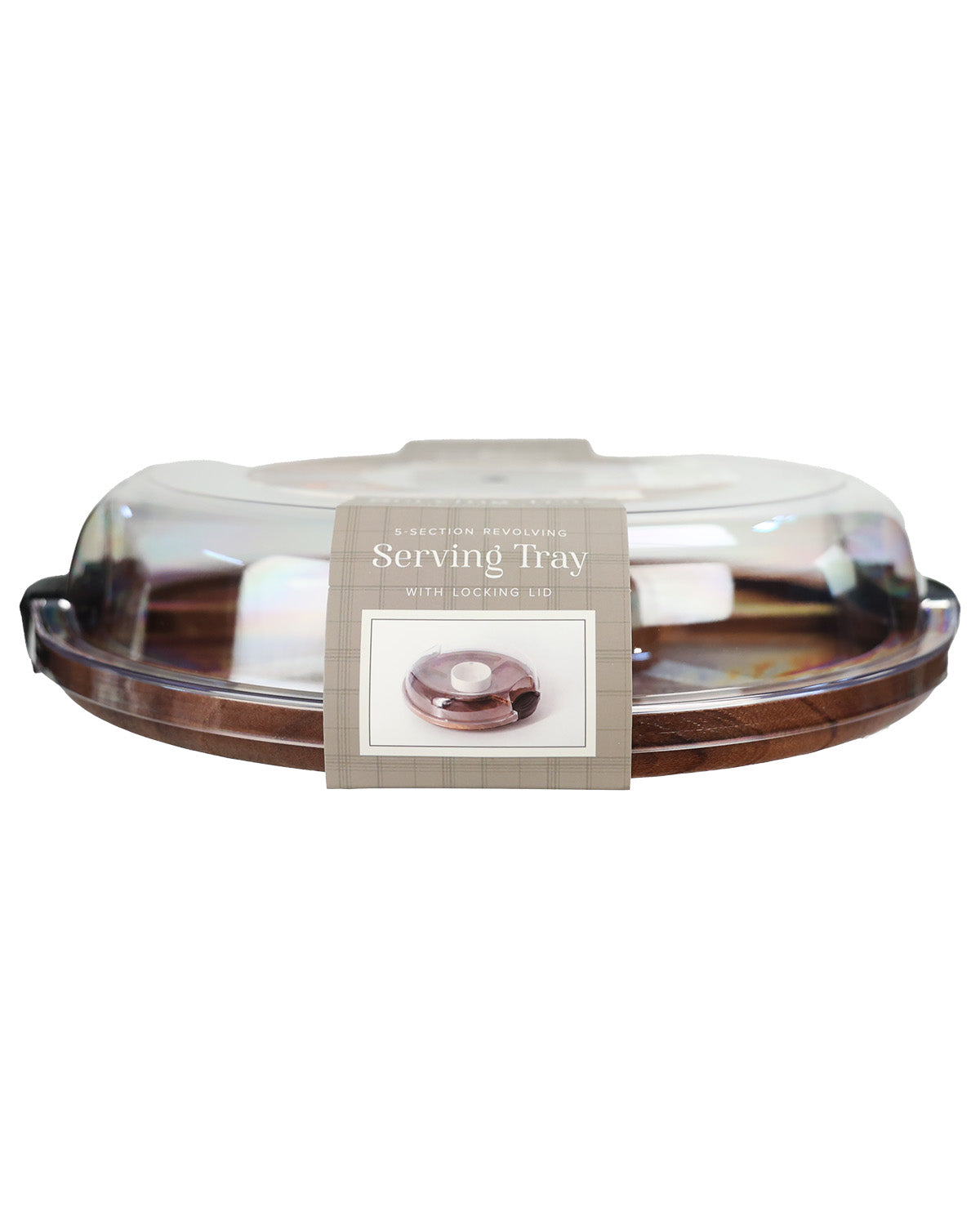 Acacia 5 Section Lazy Susan