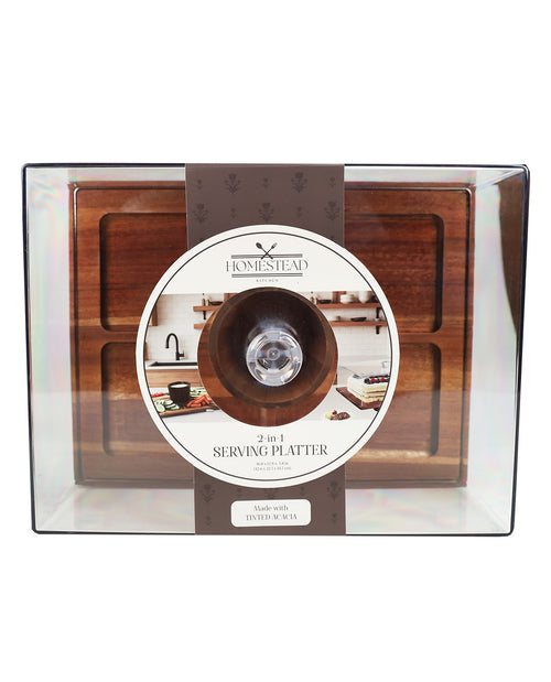 Acacia 2 in 1 Cheese Board & Cake Stand