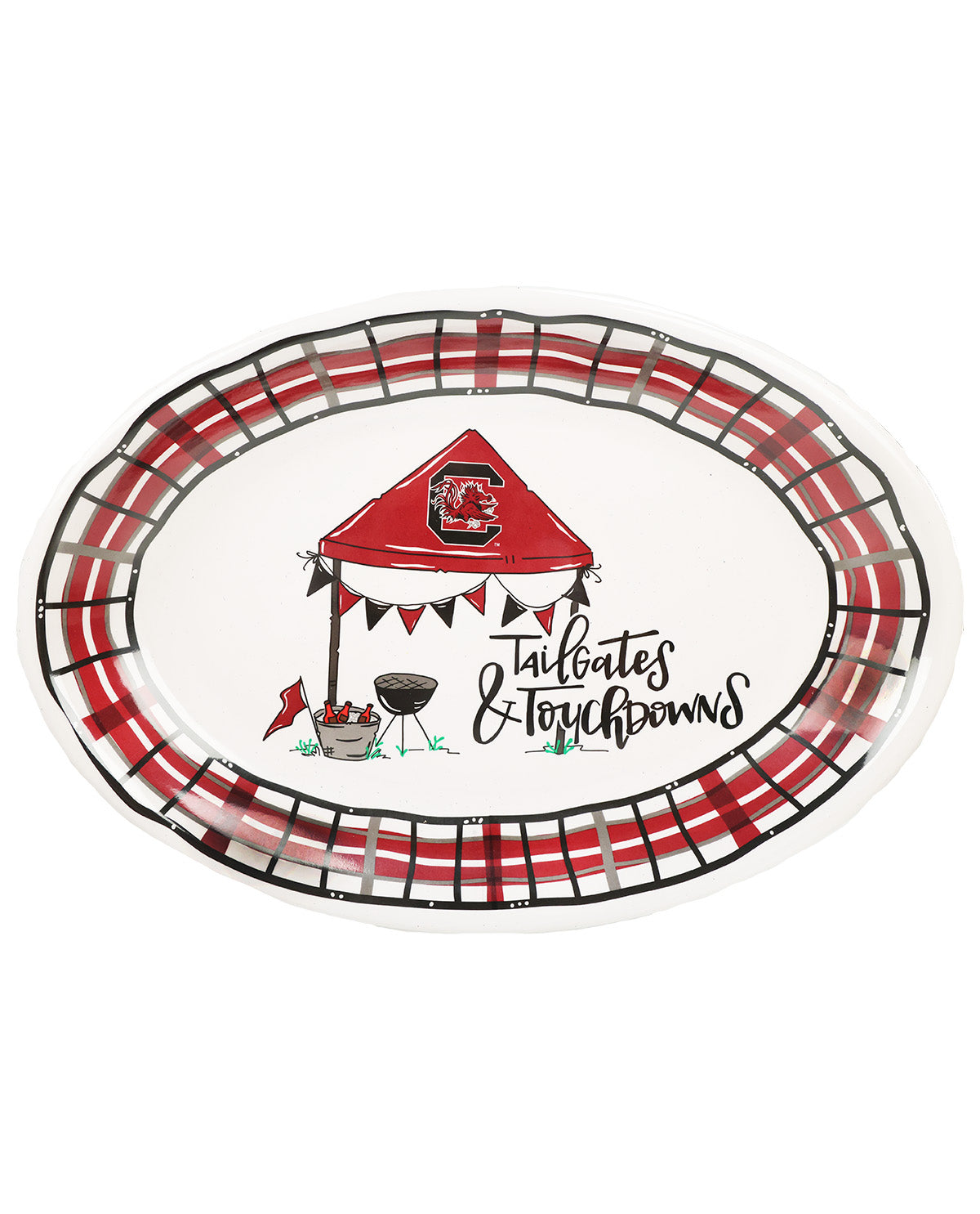 Magnolia Lane South Carolina 18x12 BBQ Oval