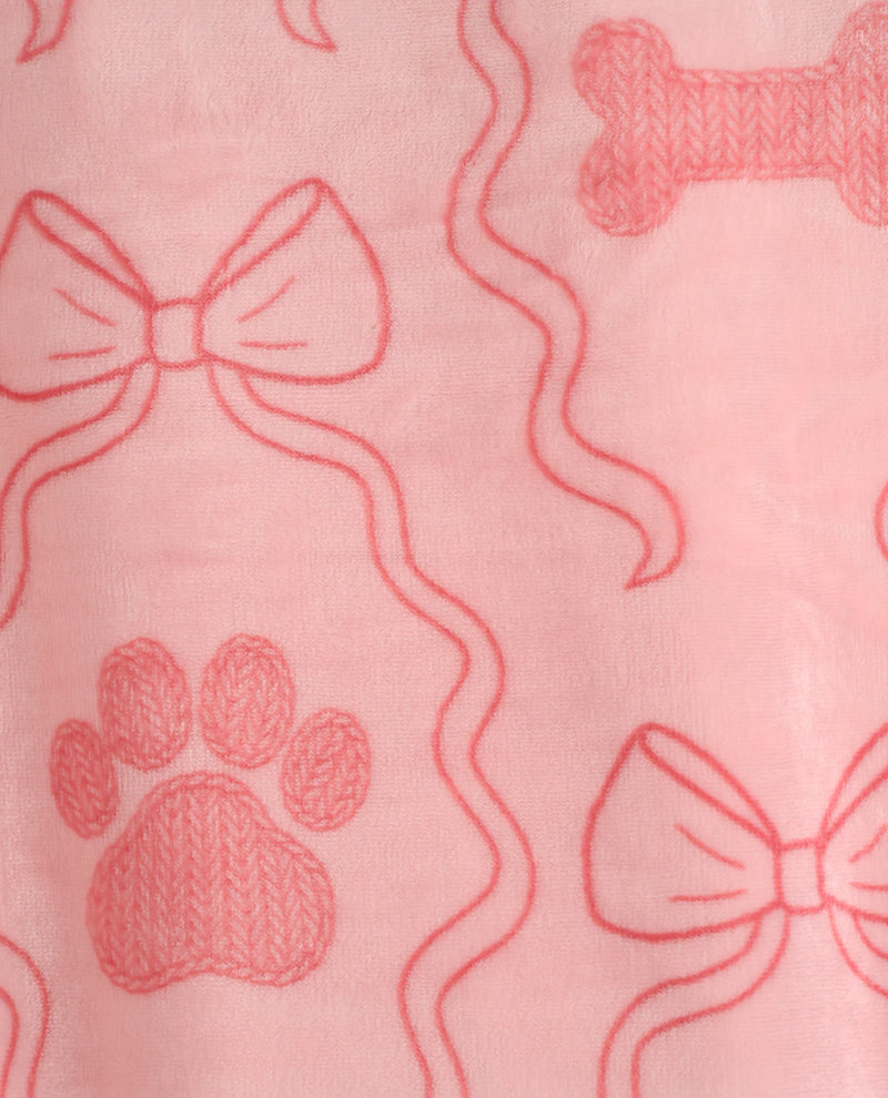 Serenity Keepsake Bows Pet Throw