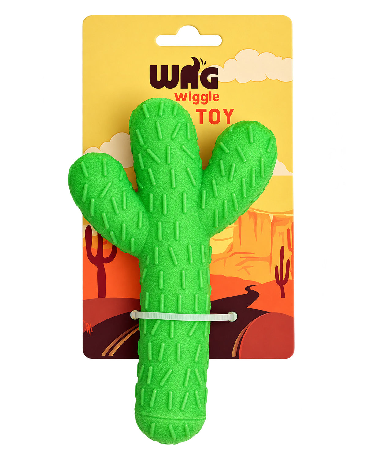 Rubber Cactus Dog Toy