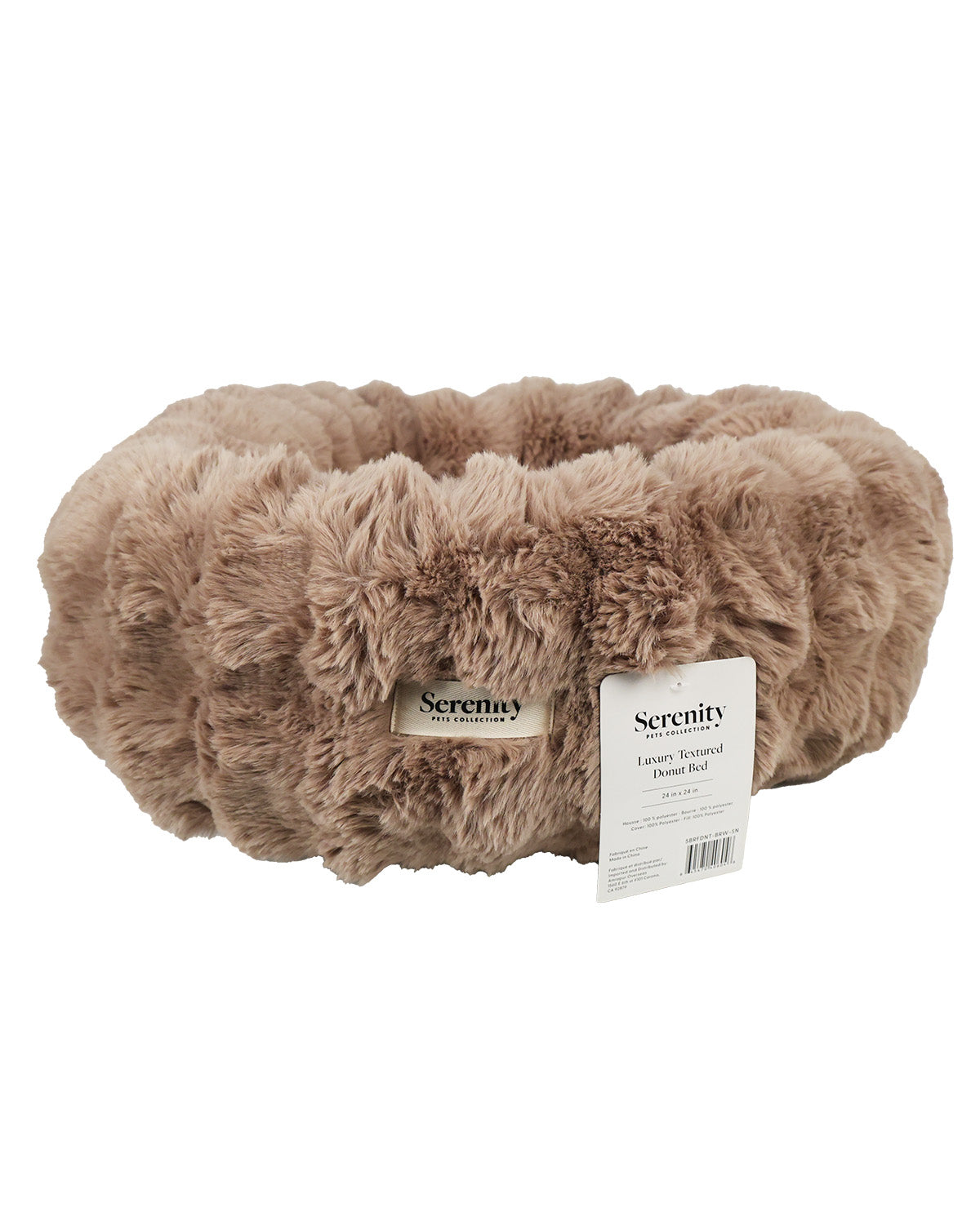 Serenity Light Brown Plush Pet Cuddler