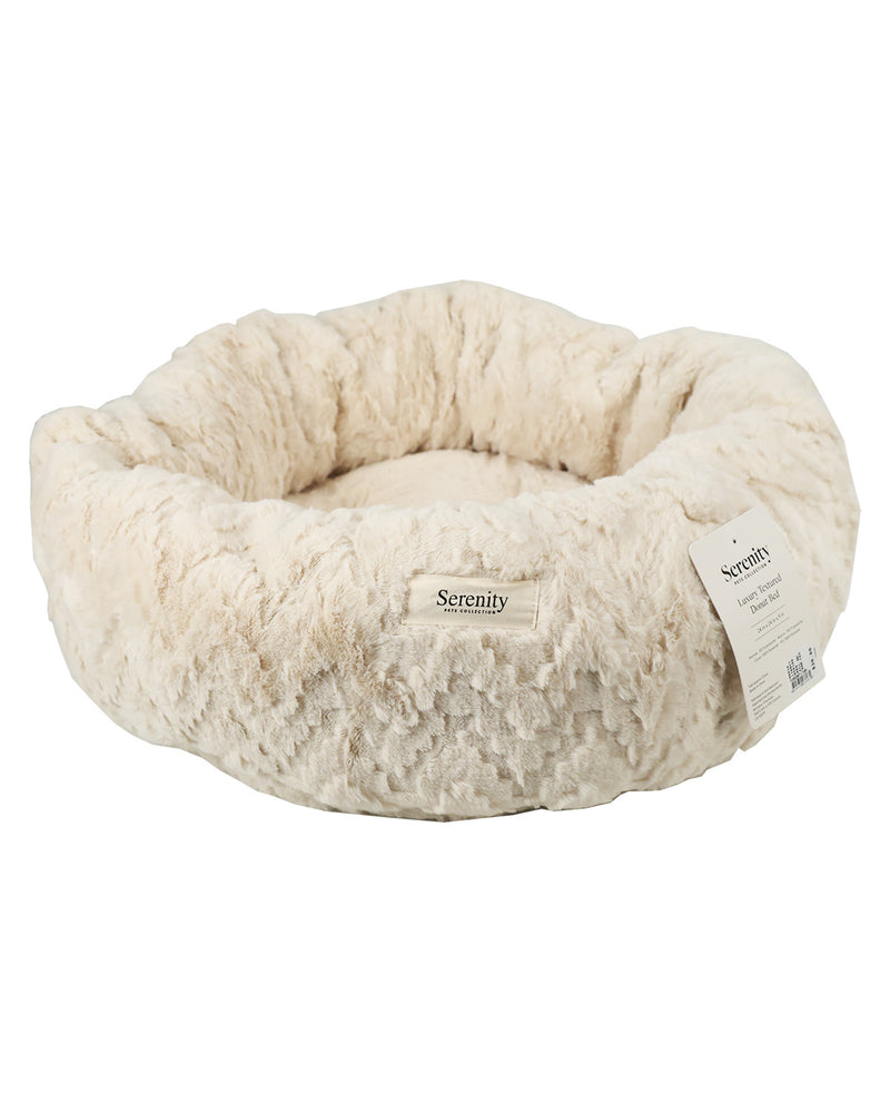 Serenity Ivory Plush Print Pet Cuddler