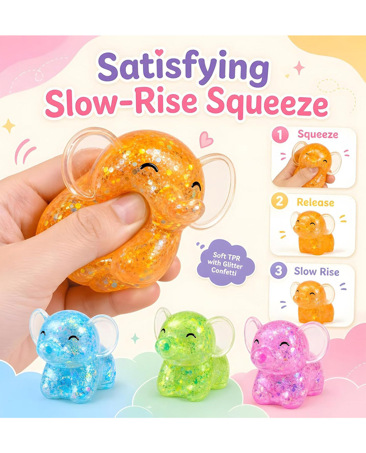 Sugar Squish Elephant