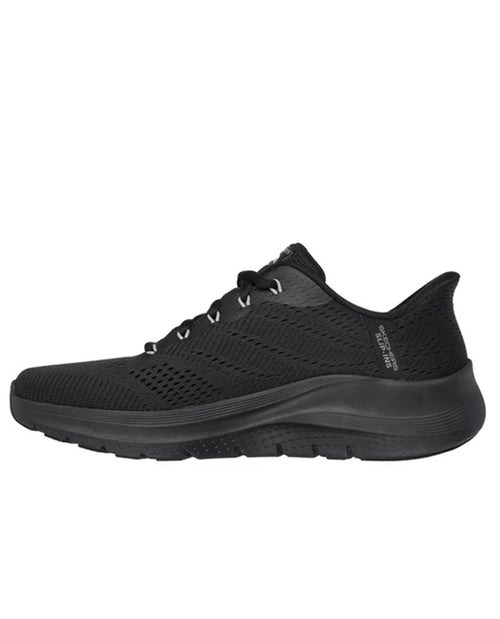 Black sneaker on a white background