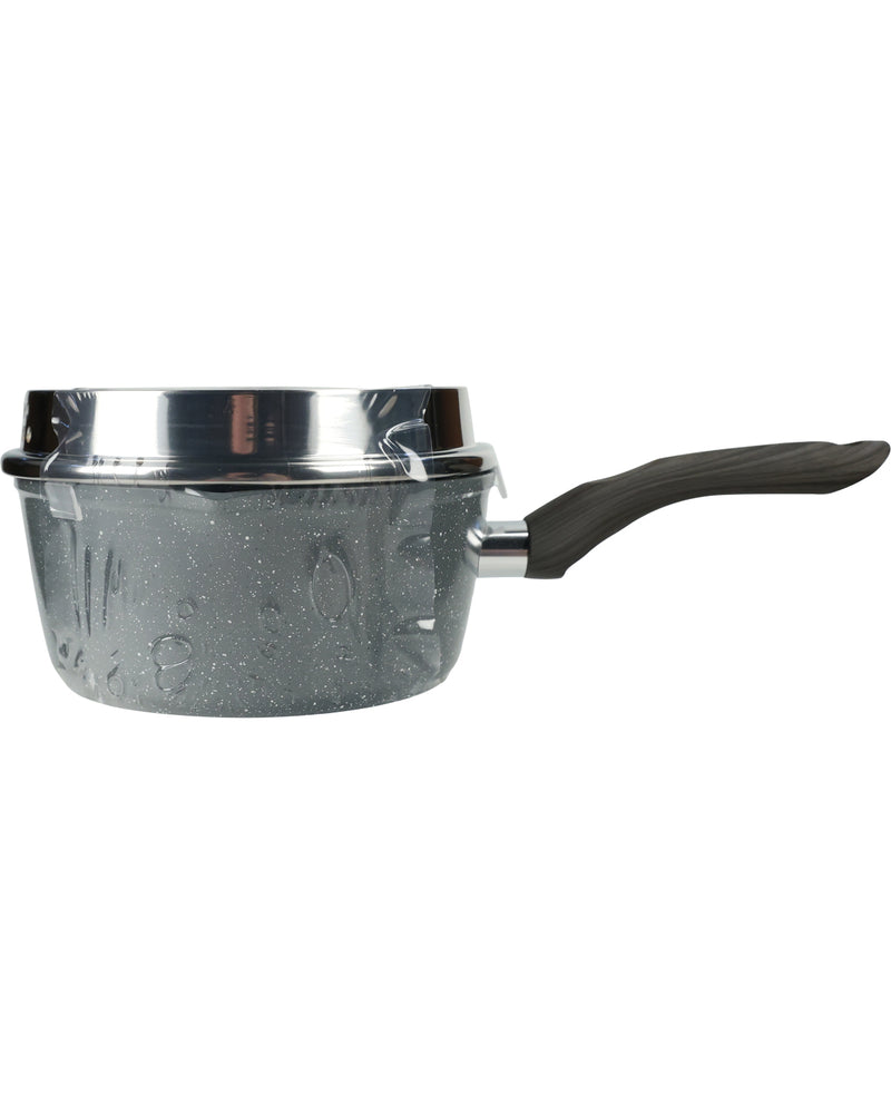 Alpine Cuisine 1.7qt Alum Forged Saucepan