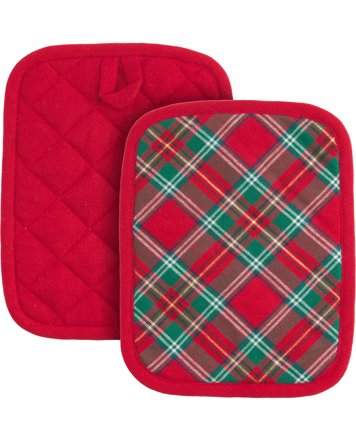 Red & Green Plaid Potholder
