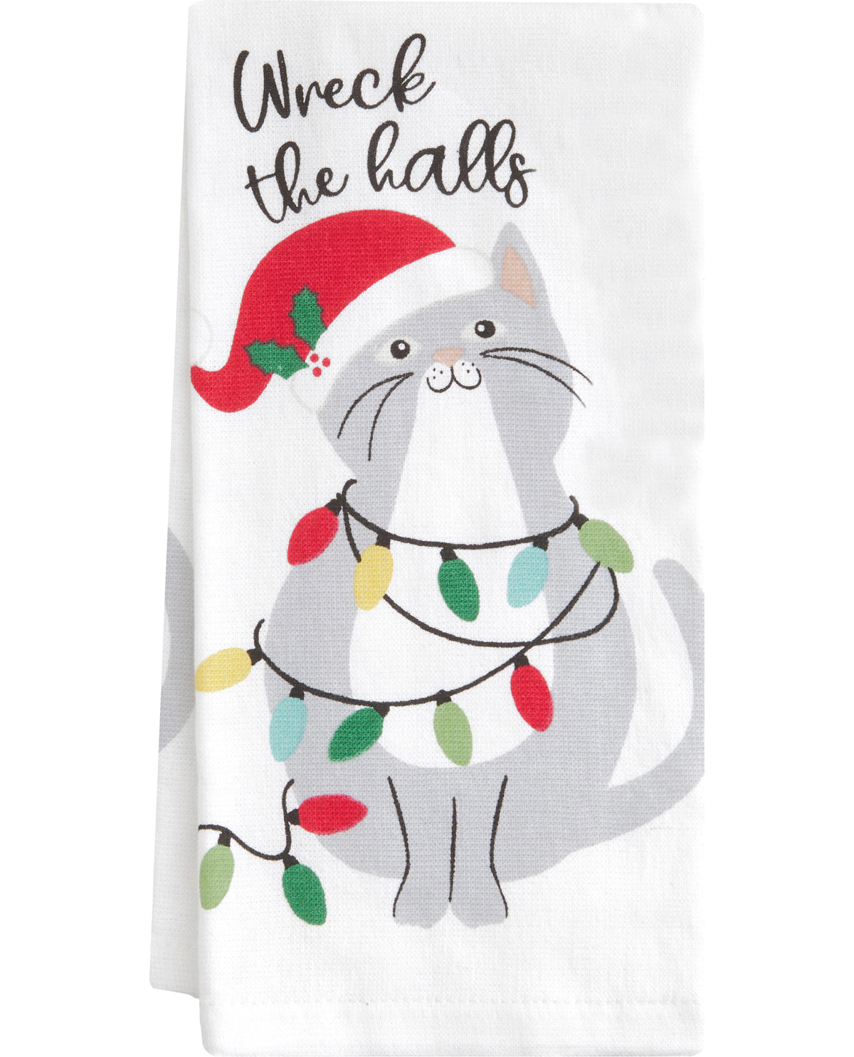 Kitty In Lights Kitchen Towel