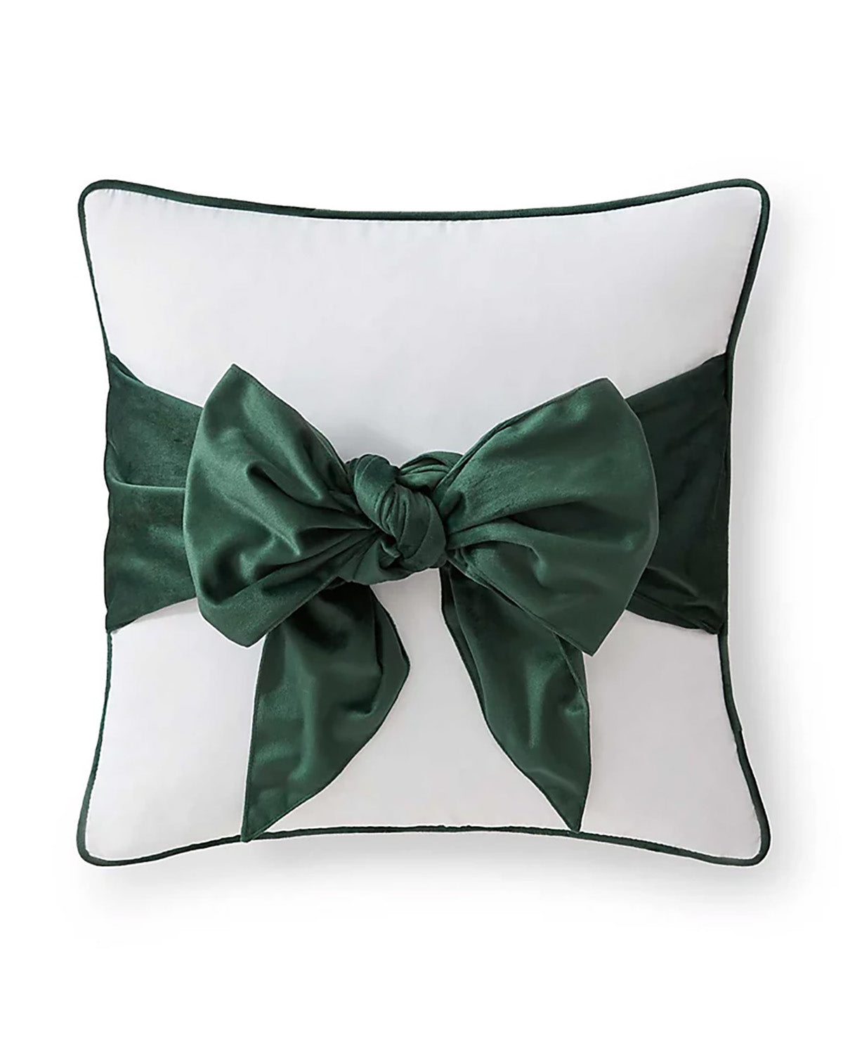Martha Stewart Bedford Green Bow 20x20" Decor Pillow