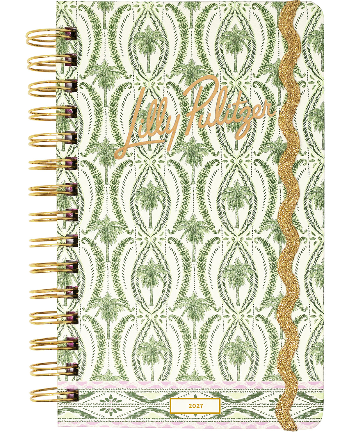 Lilly Pulitzer Medium Palm Stripe 12 Month Agenda