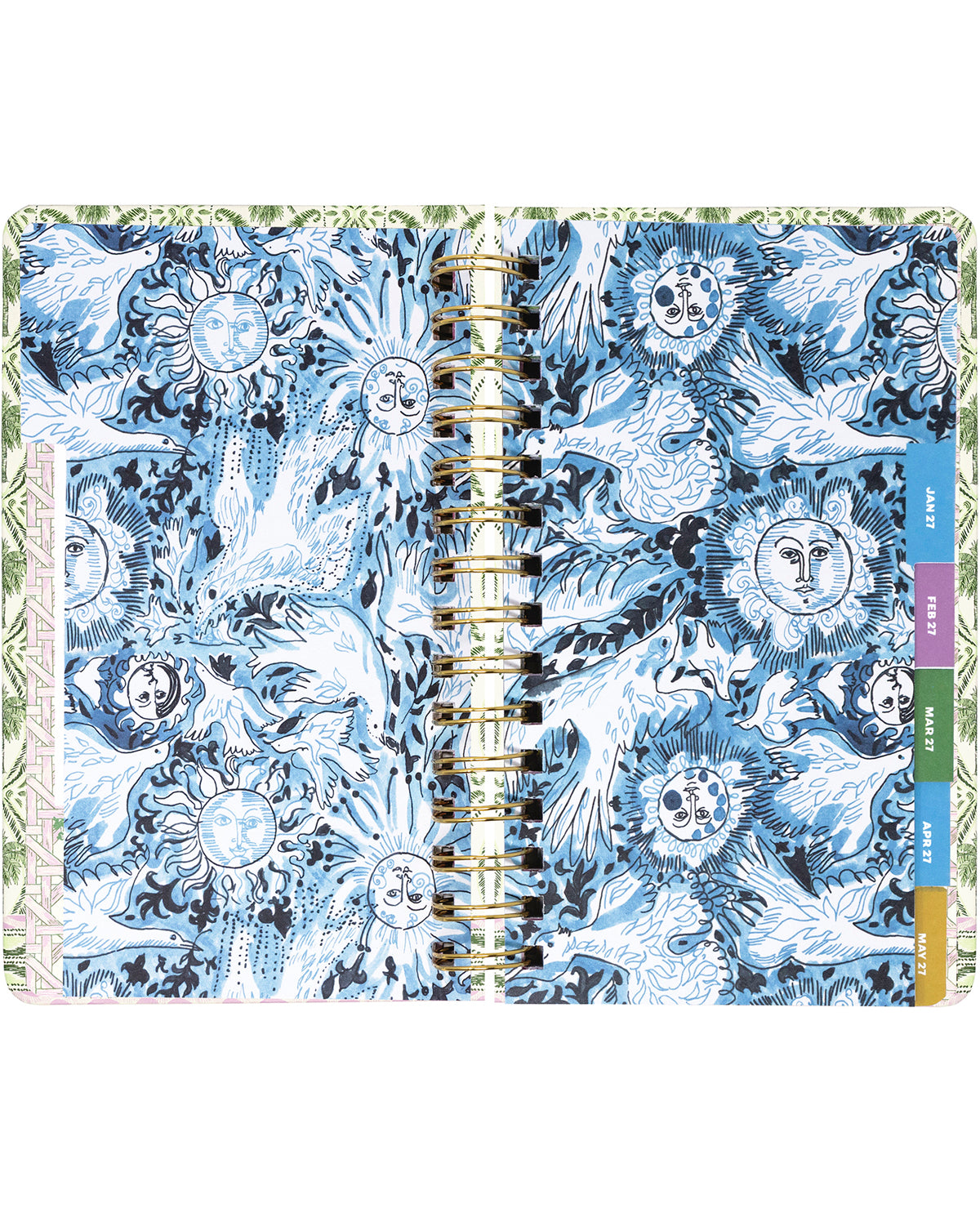 Lilly Pulitzer Medium Palm Stripe 12 Month Agenda
