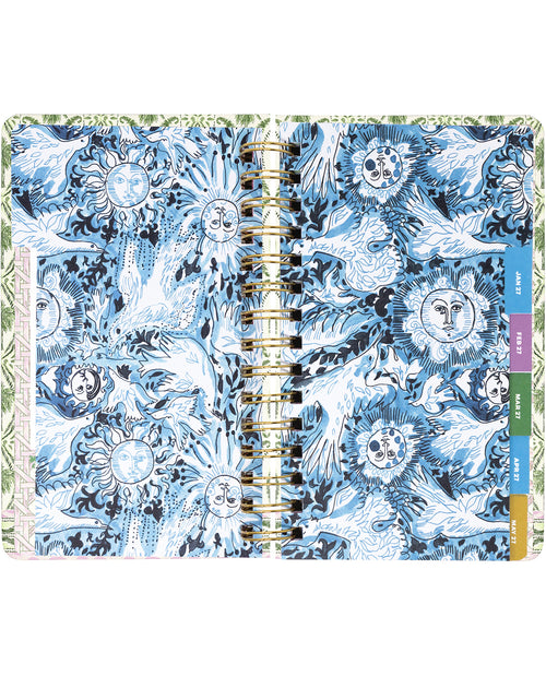 Lilly Pulitzer Medium Palm Stripe 12 Month Agenda