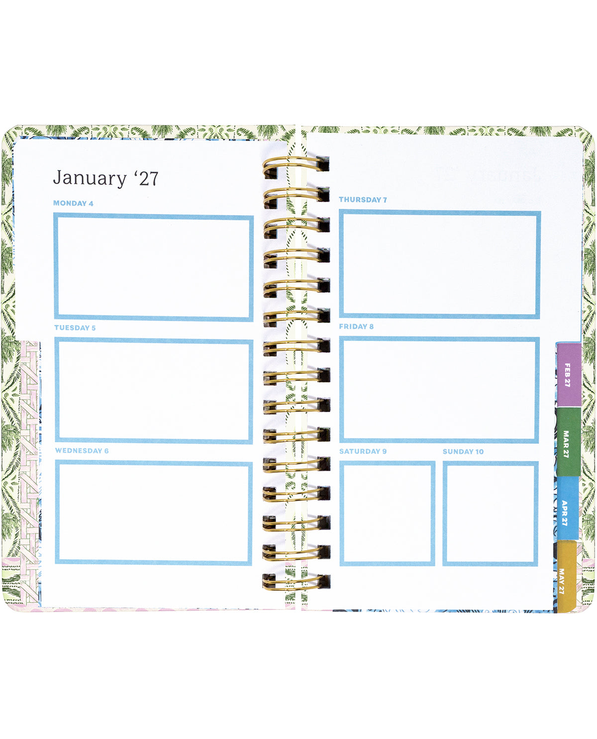 Lilly Pulitzer Medium Palm Stripe 12 Month Agenda