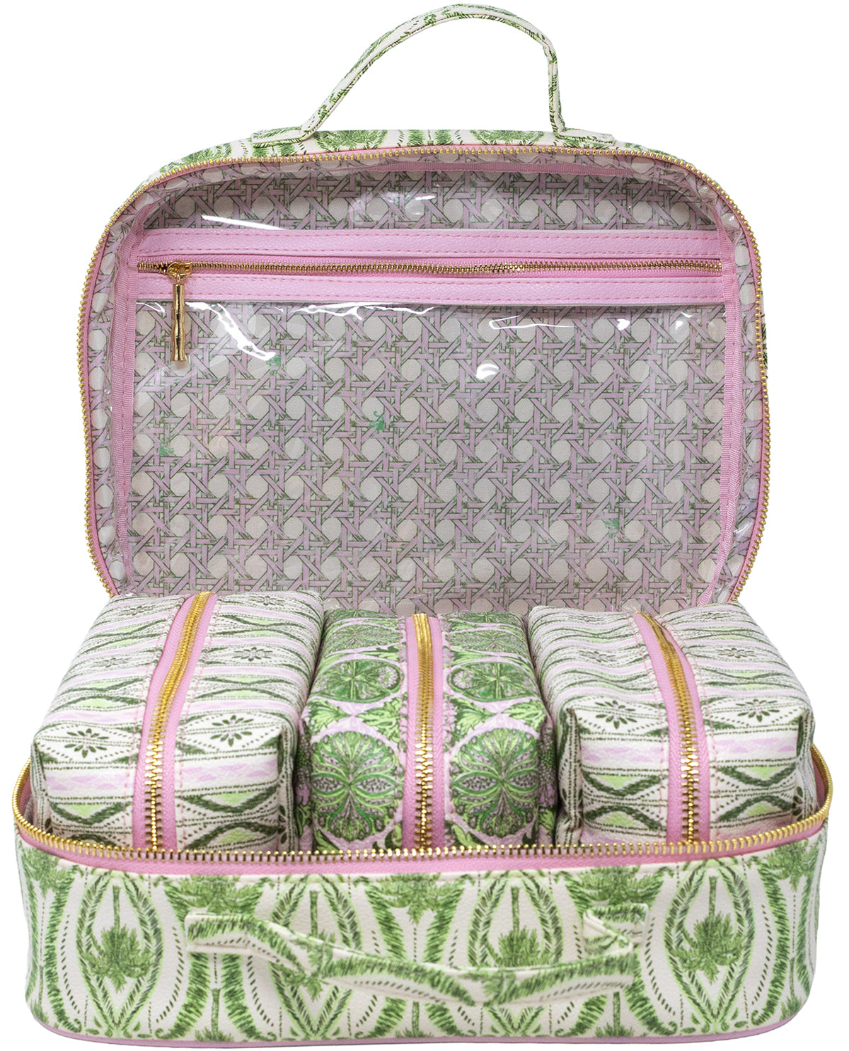 Lilly Pulitzer Palm Stripe Toiletry Case