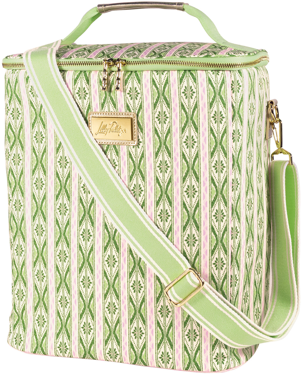 Lilly Pulitzer Ikat Stripe Wine Carrier