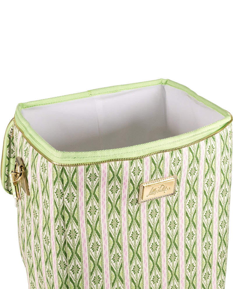 Lilly Pulitzer Ikat Stripe Wine Carrier