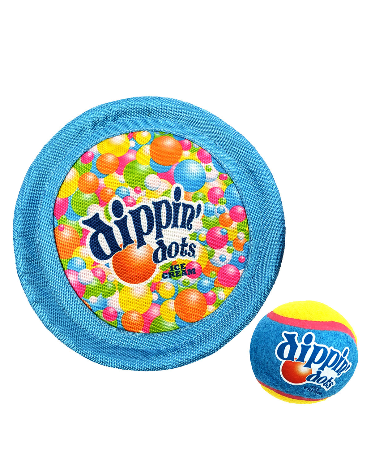 Dippin' Dots Flying Disc & Tennis Ball Set