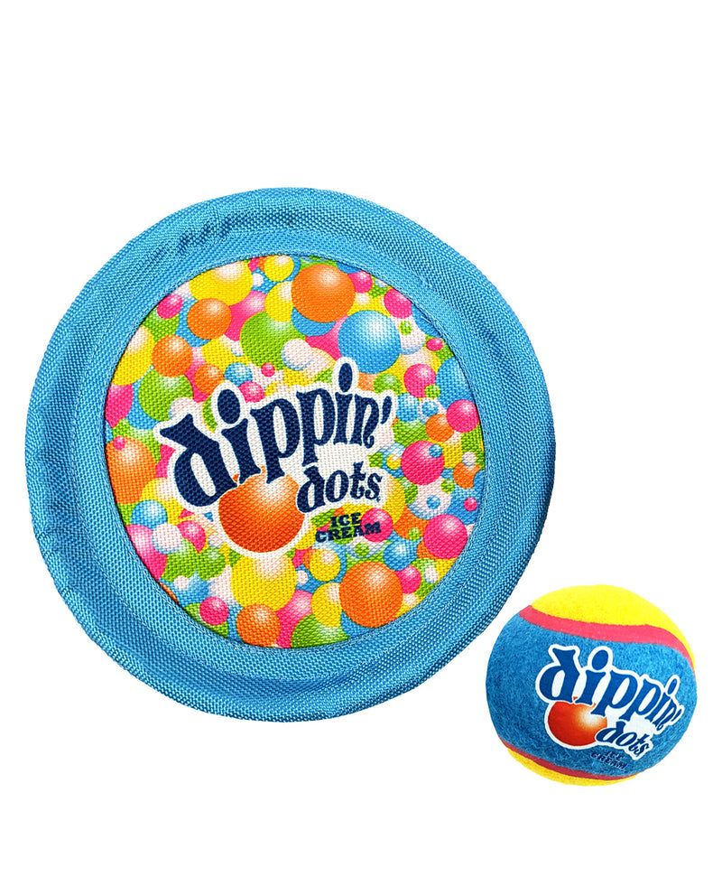 Dippin' Dots Flying Disc & Tennis Ball Set