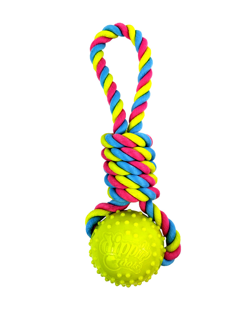 Dippin' Dots Cooling Ball & Rope 10.75x3" Toy