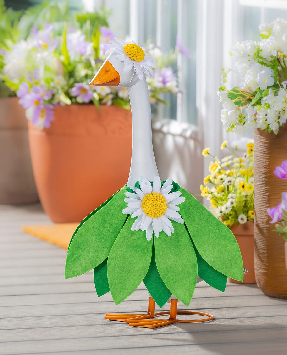 Evergreen Porch Goose Daisy Outfit
