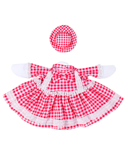 Evergreen Porch Goose Plaid Dress Outfit
