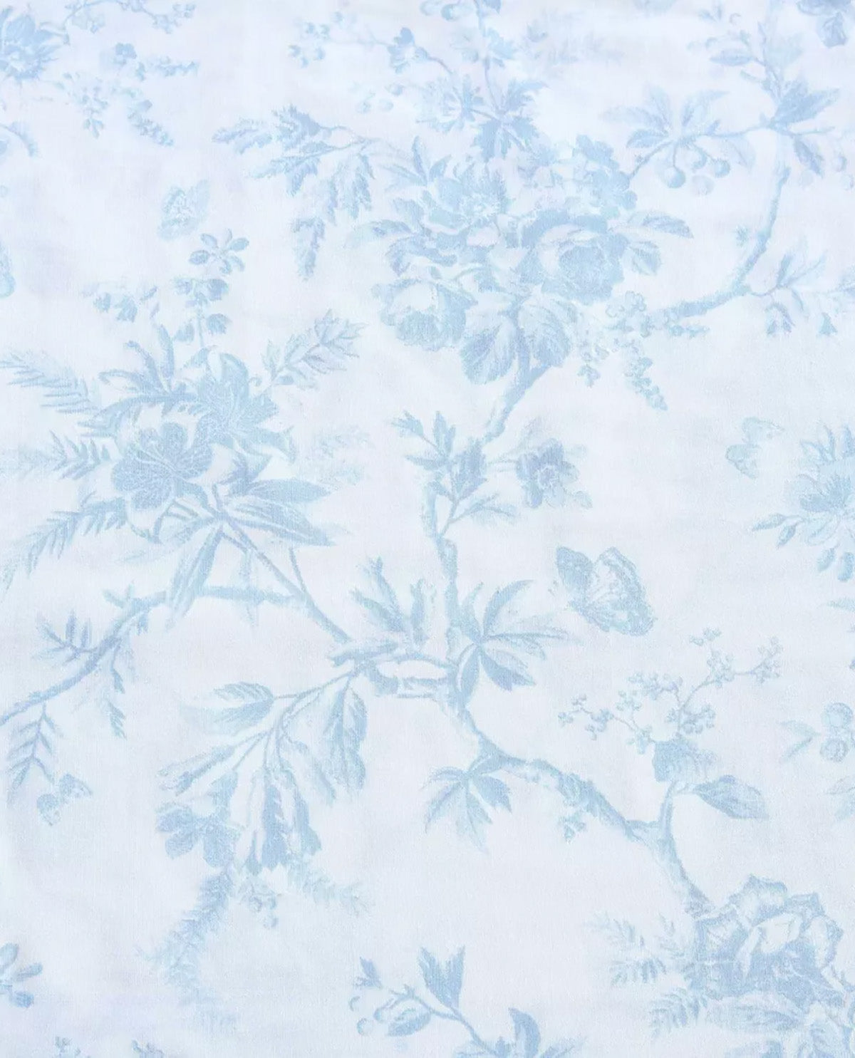 Laura Ashley Walled Garden Blue Queen 4 Piece Sheet Set
