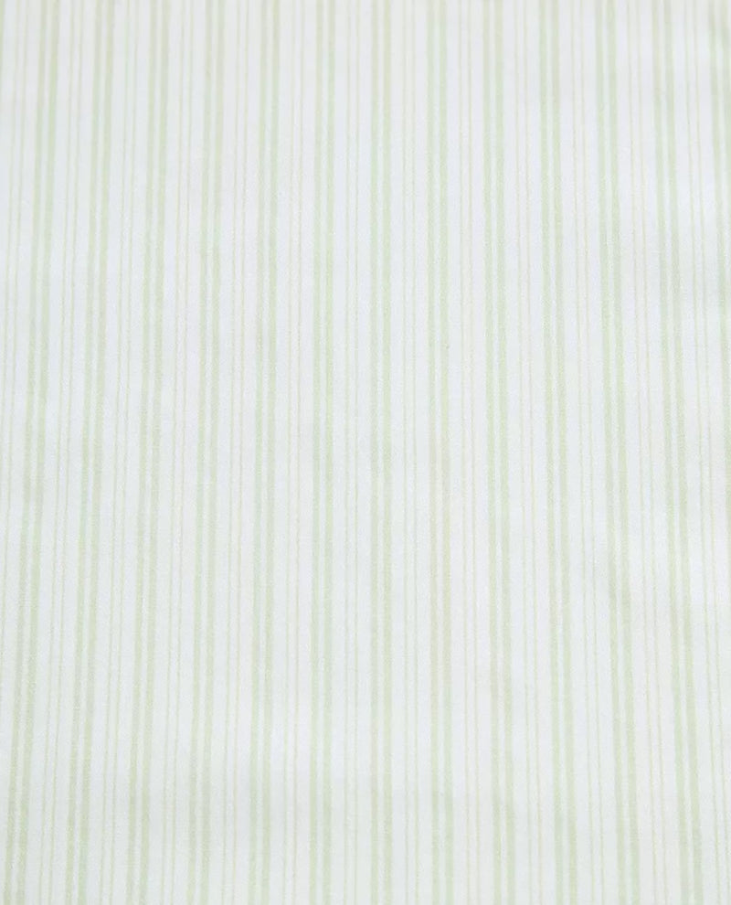 Laura Ashley Bedford Stripe Green King 4 Piece Sheet Set