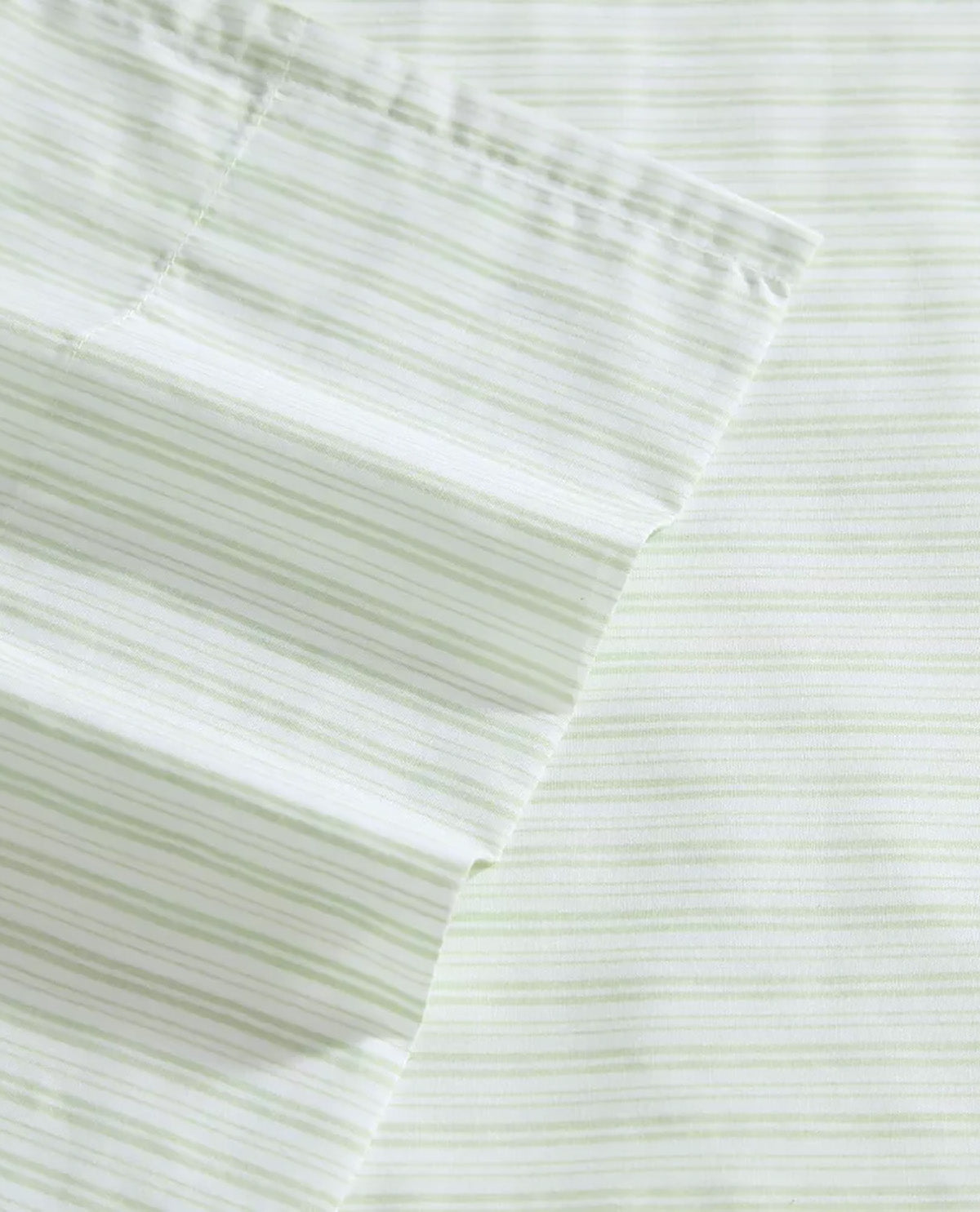 Laura Ashley Bedford Stripe Green King 4 Piece Sheet Set