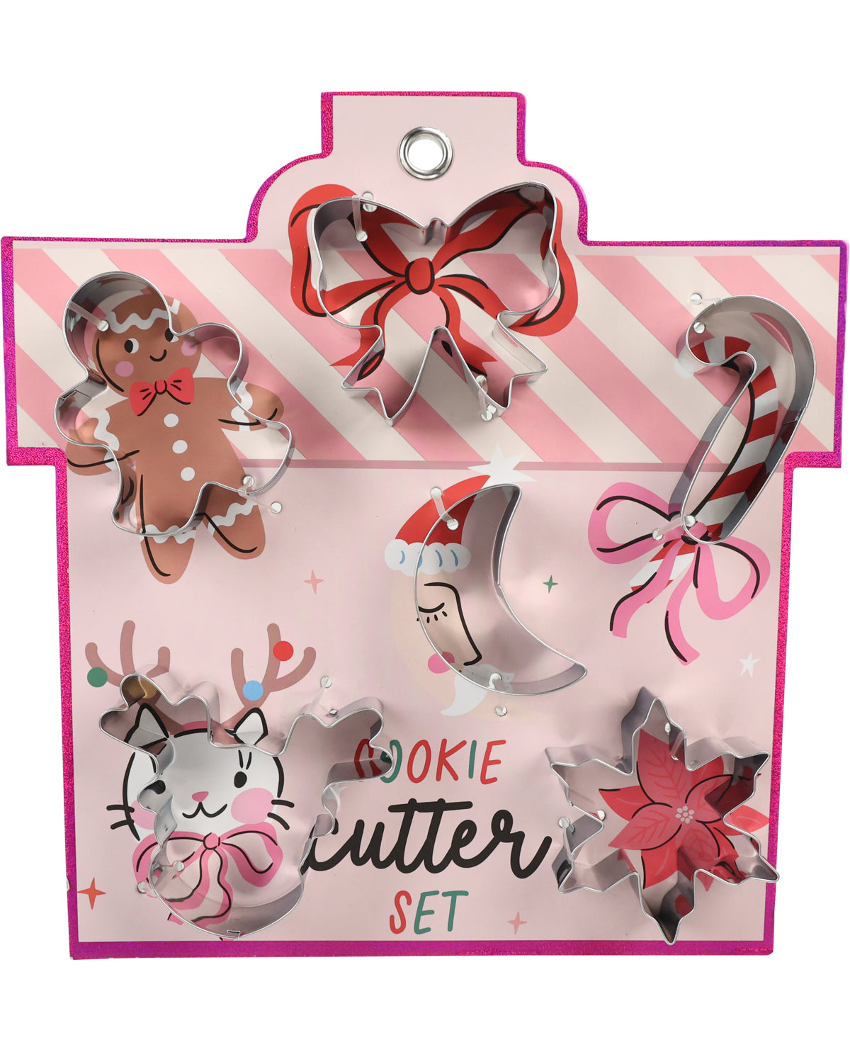 Glitter Present Cookie Cutter Set