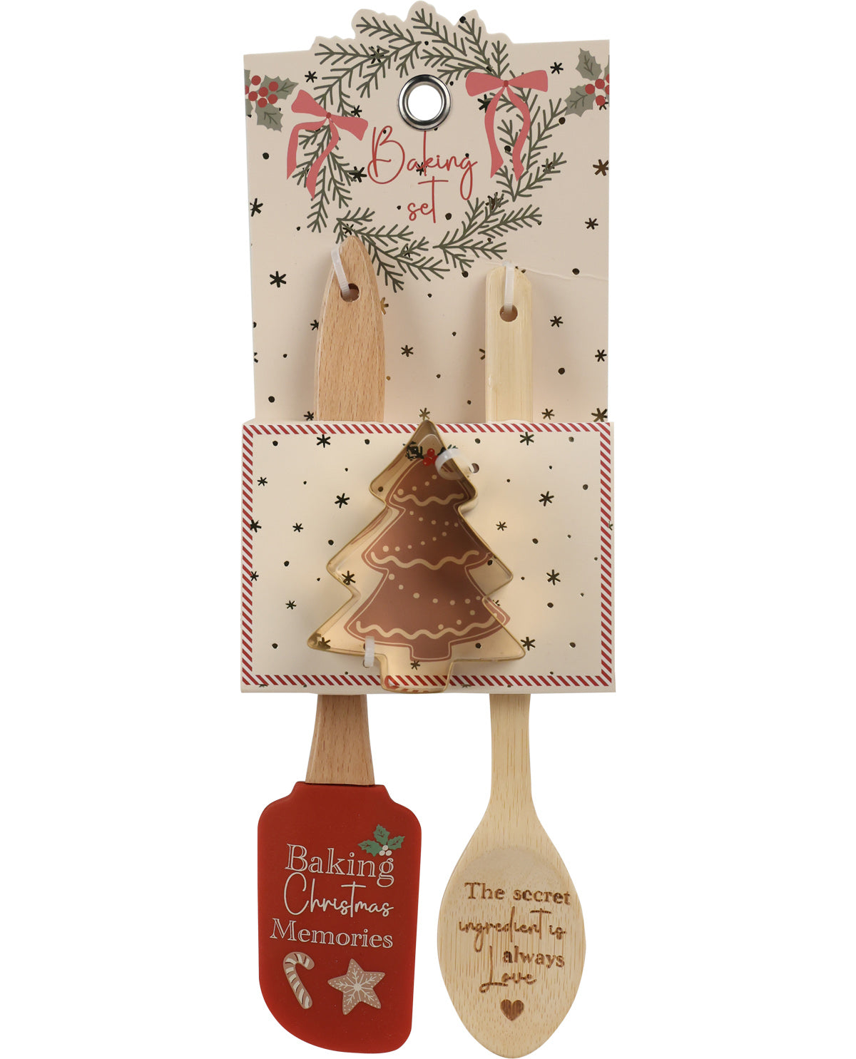Christmas Spatula & Cookie Cutter Set