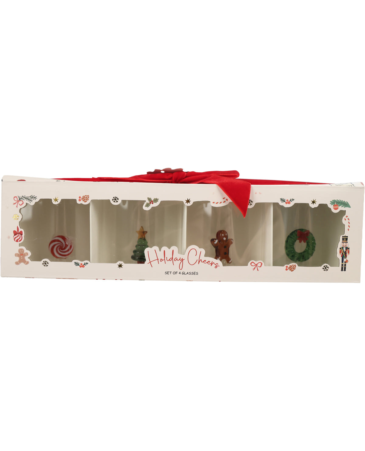 Wreath 250ml 4 Glass Boxed Set